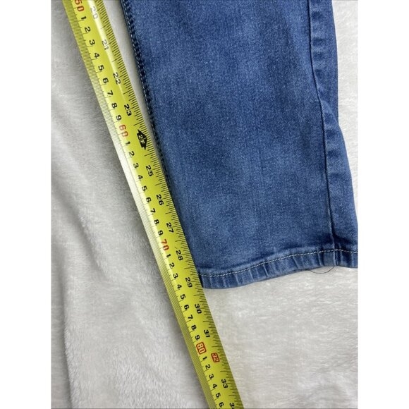 2 Phat Farm Jeans Mens 36x30 Blue Acid Wash Skinny Fit Stretch Denim Pants Adult - Picture 16 of 16